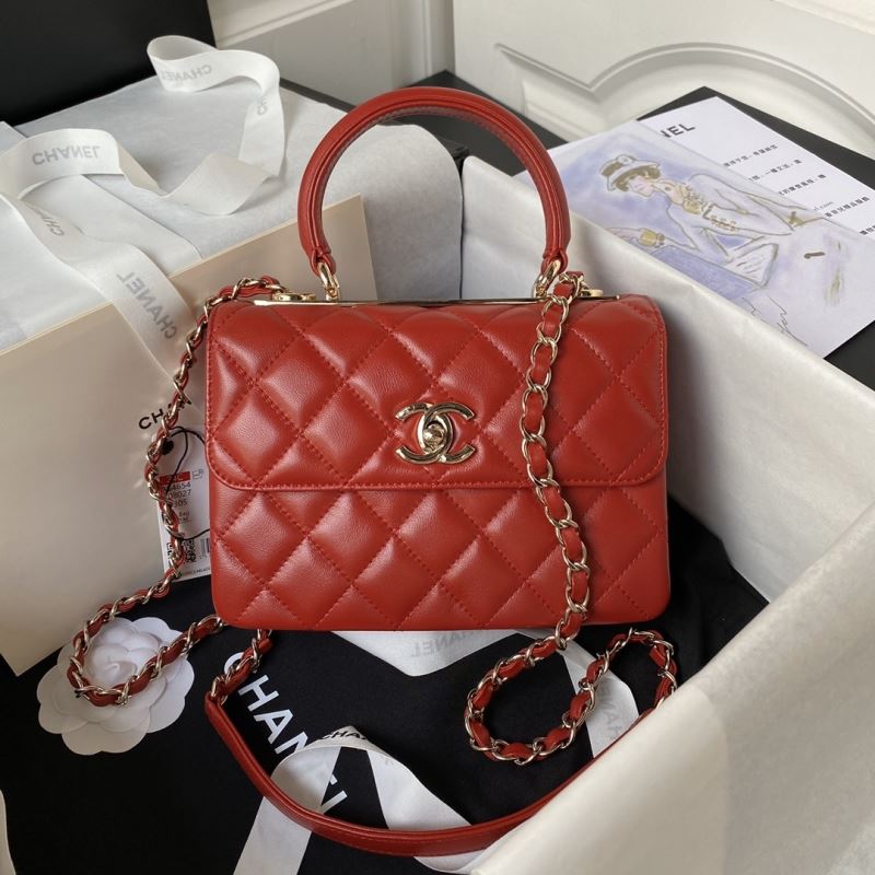 Ch**el top handle bags